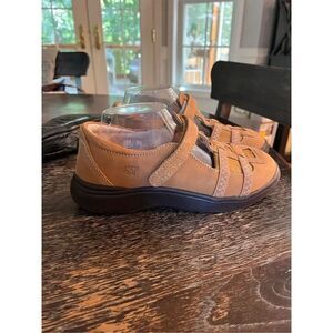 SureFit Copenhagen  Tan Leather Mary Janes Shoes sz 8 EUC
